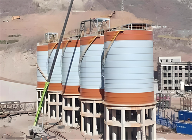 黄冈高架钢板仓